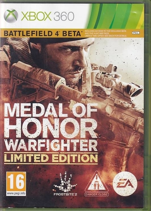 Medal of Honor Warfighter - Limited Edition - XBOX 360 (B Grade) (Genbrug)